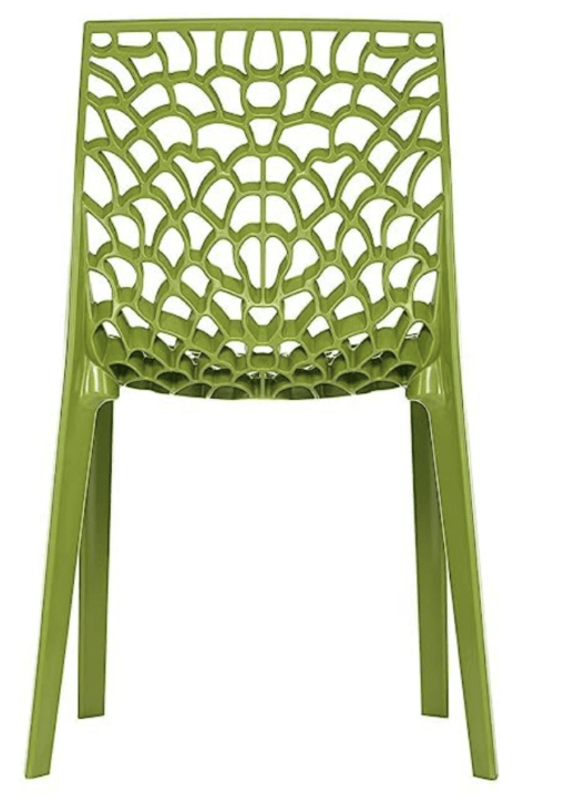 Supreme Web Plastic Chair| Armless Chair for Dining Room Set, Cafe and Restaurents | 1 Piece - Image 3